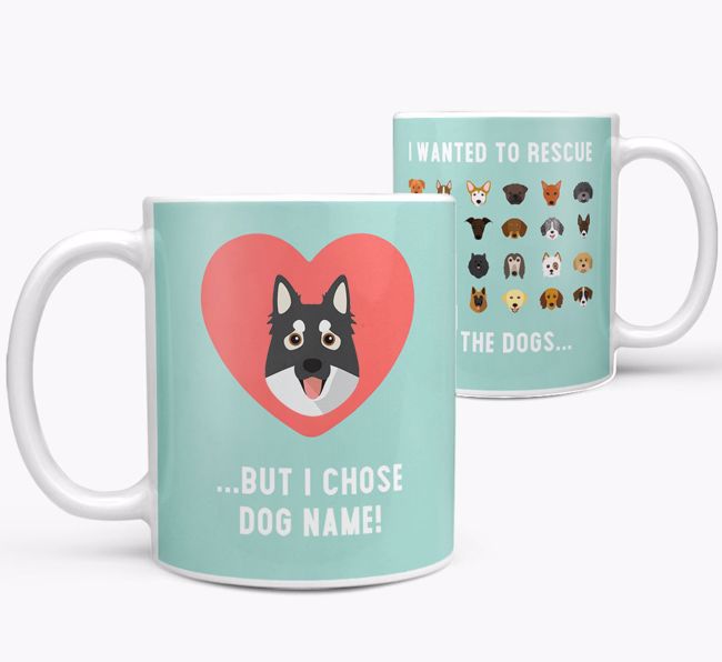 'Rescue All The Dogs' - Personalised {breedFullName} Mug